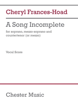A Song Incomplete (3 Performance Scores) - 