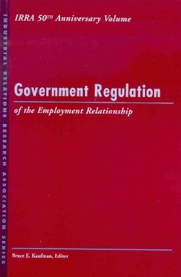 Government Regulation of the Employment Relationship - 
