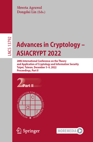 Advances in Cryptology – ASIACRYPT 2022