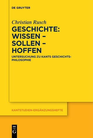 Geschichte: Wissen – Sollen – Hoffen