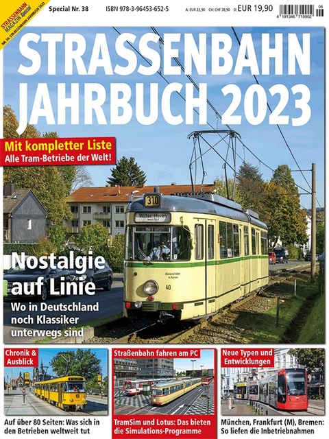 Stra&szlig;enbahn Jahrbuch 2023