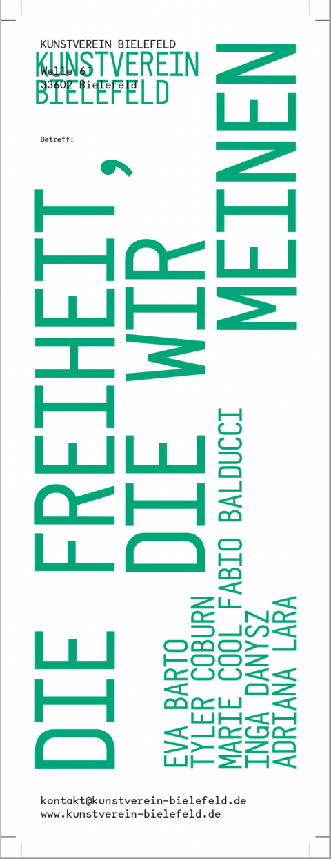 Die Freiheit, die wir meinen - Nadine Droste