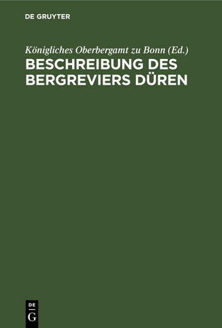 Beschreibung des Bergreviers Düren