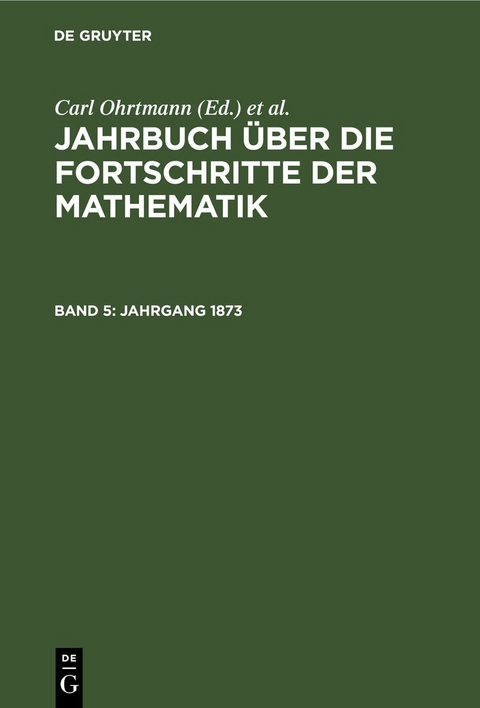 Jahrgang 1873 - 