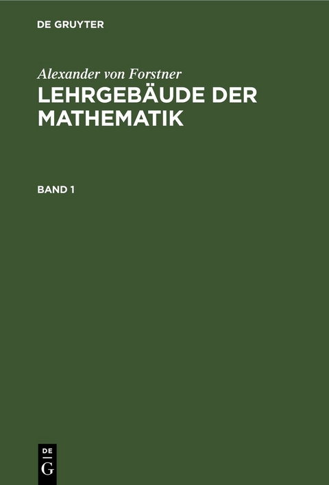 Lehrbuch der niederen Arithmetik