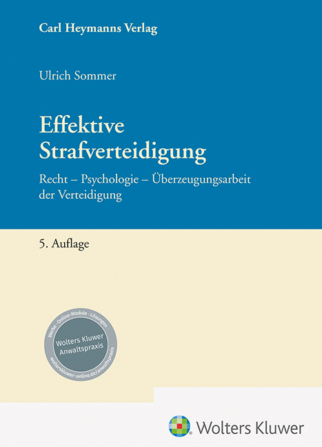 Effektive Strafverteidigung - Ulrich Sommer