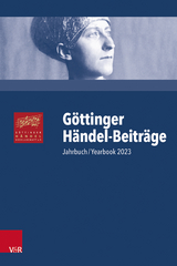G&ouml;ttinger H&auml;ndel-Beitr&auml;ge, Band 24 - 