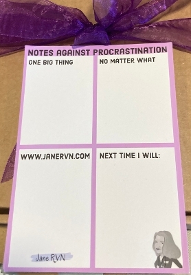 Notes Against Procrastination NOTEPAD - Jane Davidson