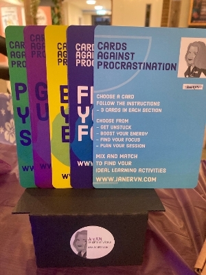 Cards Against Procrastination gift set