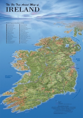The Fir Tree Aerial Map of Ireland: Flat Version