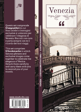 Lesezeichen-Set Venezia - Venedig