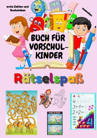 Buch für Vorschulkinder - Rätselbuch ab 5 Jahren