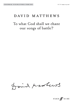 To What God Shall We Chant Our Songs Of Battle?