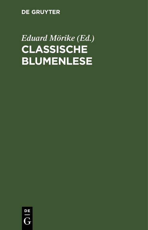 Classische Blumenlese - 