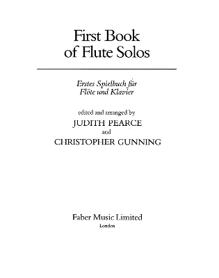 First Book of Flute Solos (Flute Part Only)