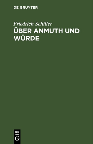 Über Anmuth und Würde