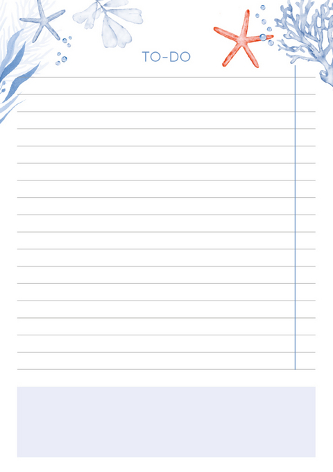 To-Do Block Maritim, vegan - 