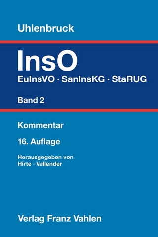 InSO : EuInsVO und StaRUG - Heribert Hirte; Heinz Vallender