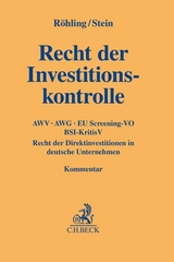 Recht der Investitionskontrolle - 
