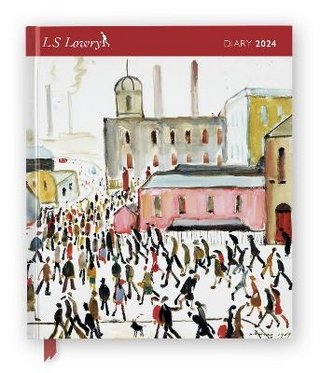 L.S. Lowry 2024 Desk Diary - Week to View, Illustrated on every page