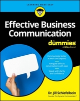 Effective Business Communication For Dummies - Schiefelbein, Jill