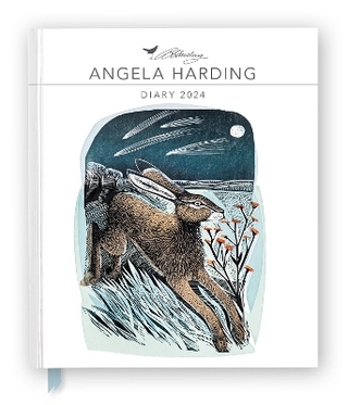 Angela Harding 2024 Desk Diary - Week to View, Illustrated on every page