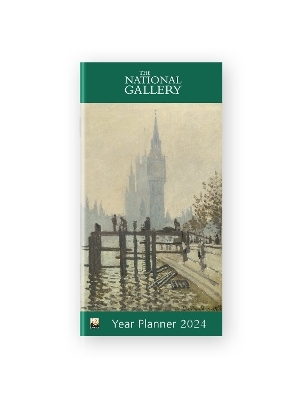 National Gallery: Monet, The Thames Below Westminster 2024 Year Planner - Month to View - 