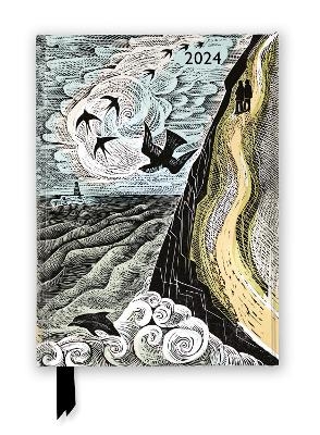 Angela Harding: Cornish Path 2024 Luxury Diary - Page to View with Notes