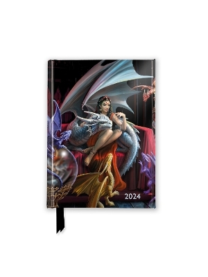 Anne Stokes: Dragon Charm 2024 Luxury Pocket Diary - Week to View