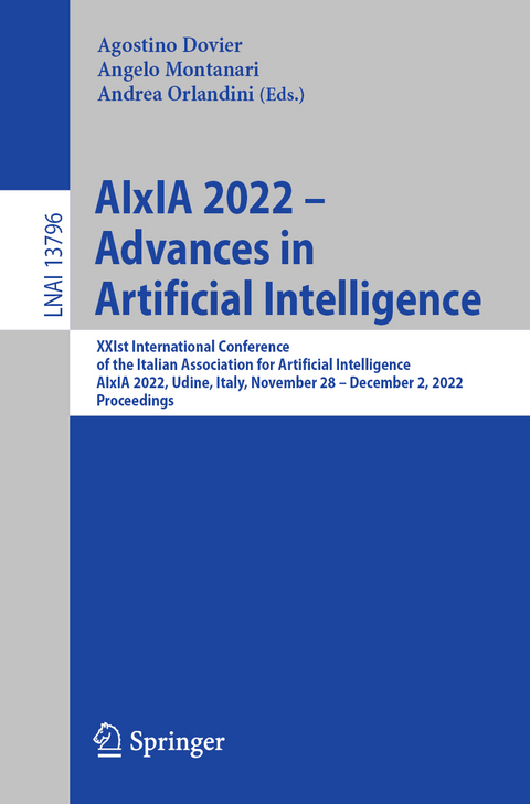 AIxIA 2022 &ndash; Advances in Artificial Intelligence - 
