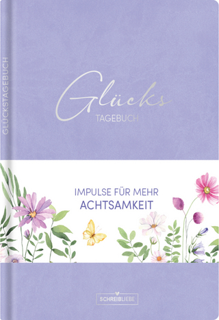 Glückstagebuch Soft Touch Flieder, vegan