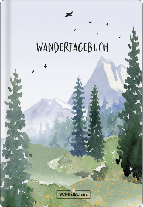 Wandertagebuch Bergwelt, vegan - 
