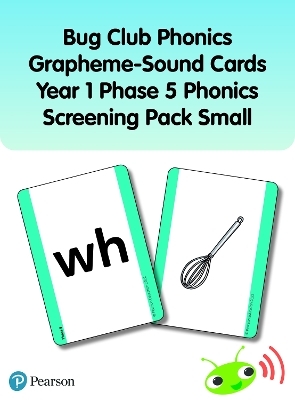 Bug Club Phonics Grapheme-Sound Cards Year 1 Phase 5 Phonics Screening Pack (Small) - Rhona Johnston, Joyce Watson