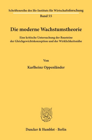 Die moderne Wachstumstheorie.
