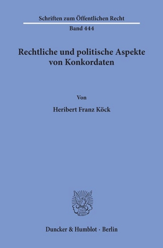 Rechtliche und politische Aspekte von Konkordaten.