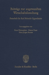 Beitr&auml;ge zur angewandten Wirtschaftsforschung. - 