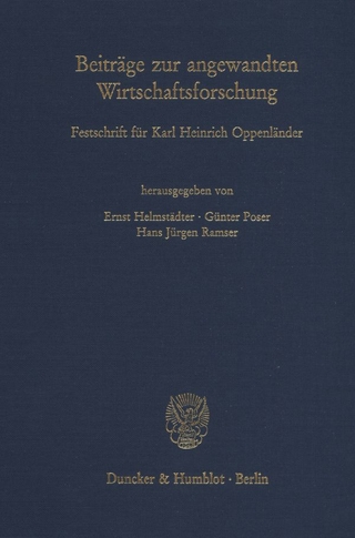 Beiträge zur angewandten Wirtschaftsforschung.