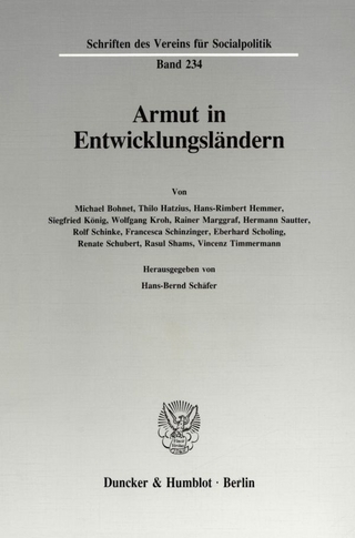 Armut in Entwicklungsländern.