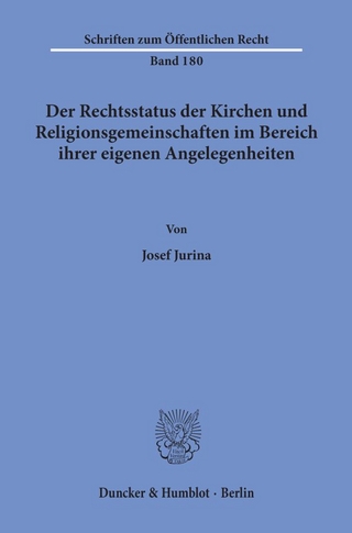 Der Rechtsstatus der Kirchen und Religionsgemeinschaften im Bereich ihrer eigenen Angelegenheiten.