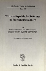 Wirtschaftspolitische Reformen in Entwicklungsl&auml;ndern. - 