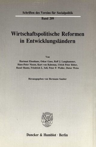 Wirtschaftspolitische Reformen in Entwicklungsländern.