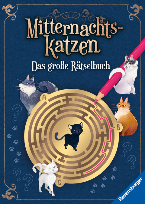 Mitternachtskatzen: Das gro&szlig;e R&auml;tselbuch - Elena Bruns