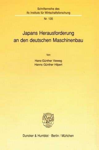 Japans Herausforderung an den deutschen Maschinenbau.