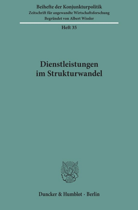 Dienstleistungen im Strukturwandel.
