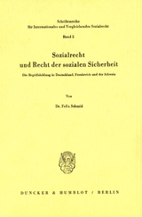Sozialrecht und Recht der sozialen Sicherheit. - Felix Schmid