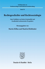Rechtsgeschichte und Rechtssoziologie. - 