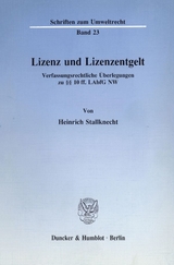 Lizenz und Lizenzentgelt. - Heinrich Stallknecht