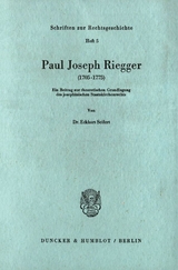 Paul Joseph Riegger (1705 - 1775). - Eckhart Seifert
