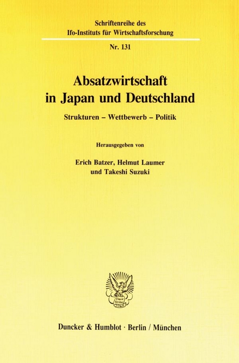Absatzwirtschaft in Japan und Deutschland. - 