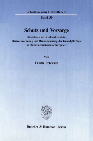 Schutz und Vorsorge.